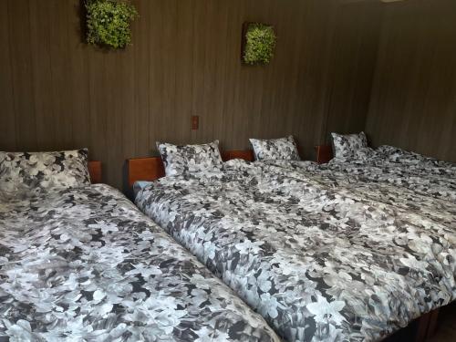 Posteľ alebo postele v izbe v ubytovaní HYUGGE Noboribetsu 2 - Vacation STAY 56362v