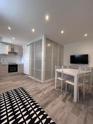 Η κουζίνα ή μικρή κουζίνα στο A Casa di Mely Beach