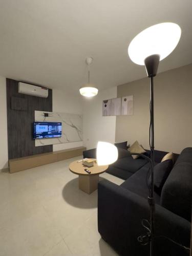 Posezení v ubytování Stylish Luxe Apartment F/R 0001