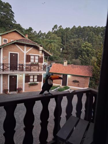 Μπαλκόνι ή βεράντα στο Pousada Encanto da Serra