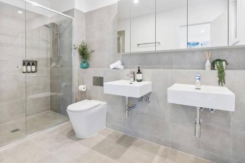 Ένα μπάνιο στο Torquay Serenity House