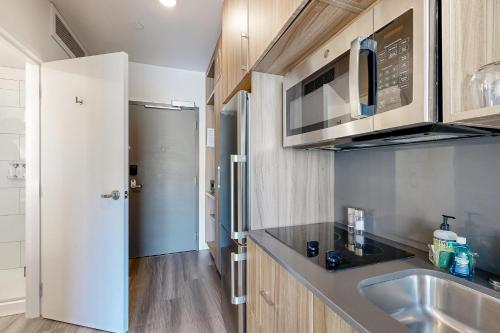 Kuchyň nebo kuchyňský kout v ubytování Canyons Resort Village #206