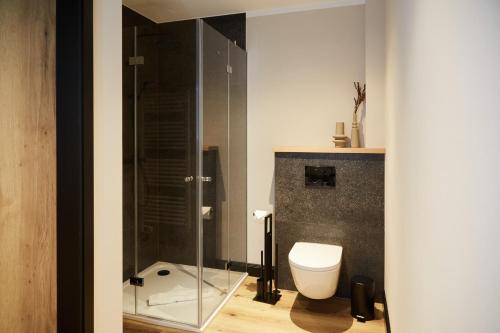 Et badeværelse på Binnendiek Haus 1 Apartment 4