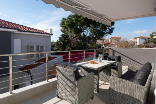 Μπαλκόνι ή βεράντα στο Sunny Point Apartments Nikiti
