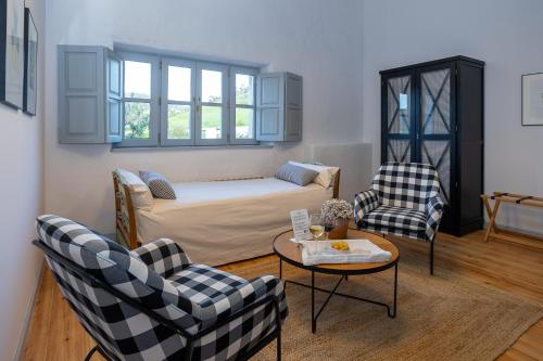 Χώρος καθιστικού στο Casona Las Cinco Calderas