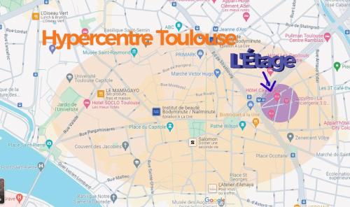 L'Étage, hypercentre Toulousain, Climatisé photo 11