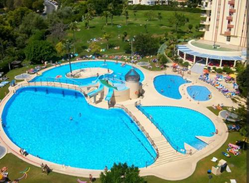 beautiful studio in Minerva with pool open all year