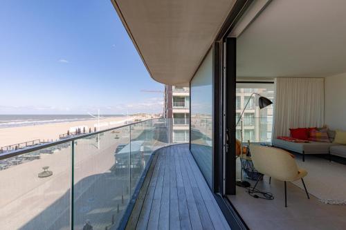 Ein Balkon oder eine Terrasse in der Unterkunft Flat Leon