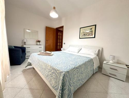 เตียงในห้องที่ Affitti brevi-San Lorenzo- Mazara del Vallo