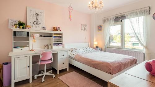 Giường trong phòng chung tại Casa Mimi