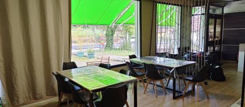 Εστιατόριο ή άλλο μέρος για φαγητό στο Hostel Azul Cielo