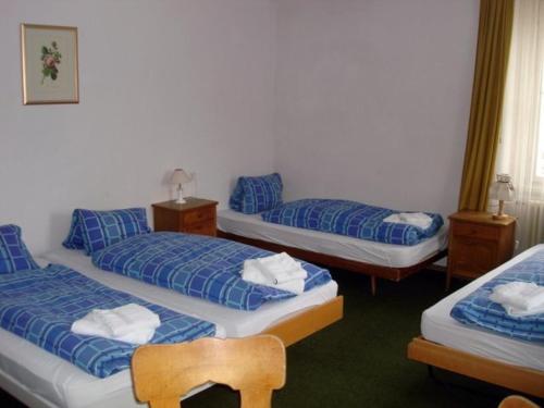 Postel nebo postele na pokoji v ubytování Hotel Quellenhof