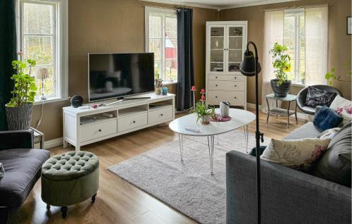TV a/nebo společenská místnost v ubytování Cozy Home In Åmål With Wifi
