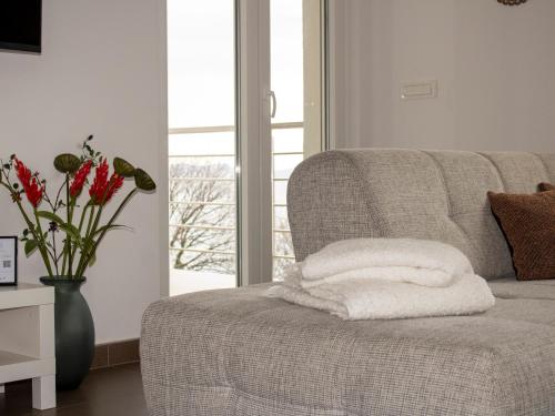 Posezení v ubytování Vera - Luxury Seafront Apartment