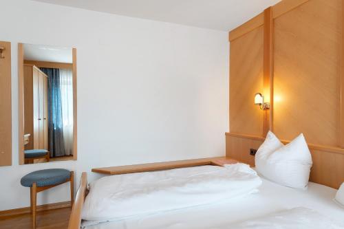 Katil atau katil-katil dalam bilik di Mayr Apartments Fünf