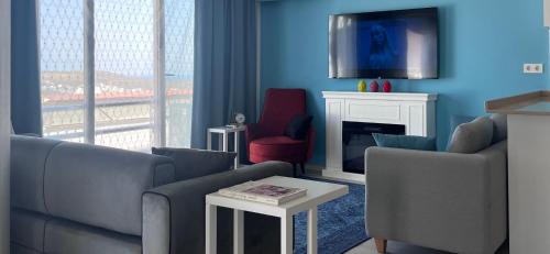 Area soggiorno di Love of Bodrum House