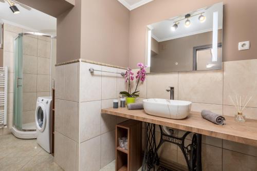 Ένα μπάνιο στο MLADENKA apartment