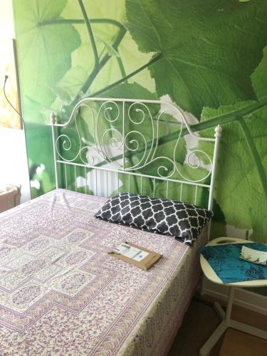 Postel nebo postele na pokoji v ubytování Zimmer mit Parkblick