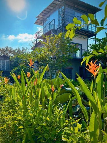 Taman di luar LỌ LEM CINDERELLA HOMESTAY