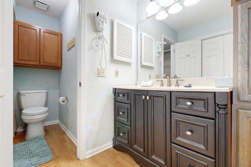 a bathroom with a sink and a toilet at Forest Ridge 2888 in Fernandina Beach