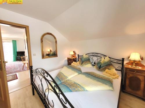 Postel nebo postele na pokoji v ubytování Apartment Leonore by FiS, Fun in Styria