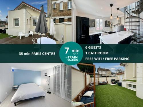 Maison avec jardin Champigny sur Marne - 6 personnes