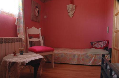 Krevet ili kreveti u jedinici u okviru objekta Pokoje gościnne Stajnia Dorado-Agroturystyka