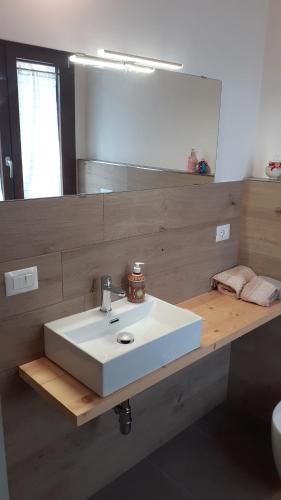 Koupelna v ubytování b&b Onda Verde