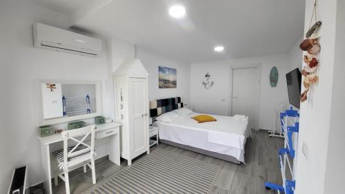 Katil atau katil-katil dalam bilik di Serenity Sea View Apartment