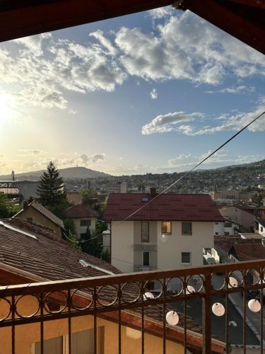 Balkón nebo terasa v ubytování Rusta Apartments