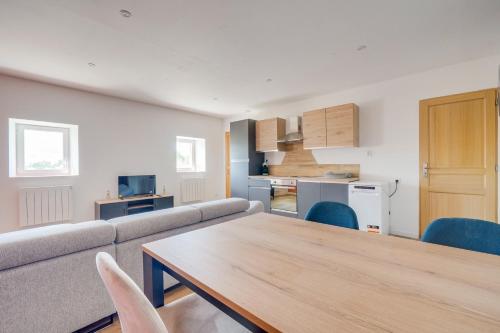 Køkken eller tekøkken på les terres de l'estuaire