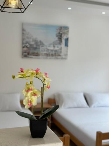 Cama o camas de una habitación en Ceka Apartments