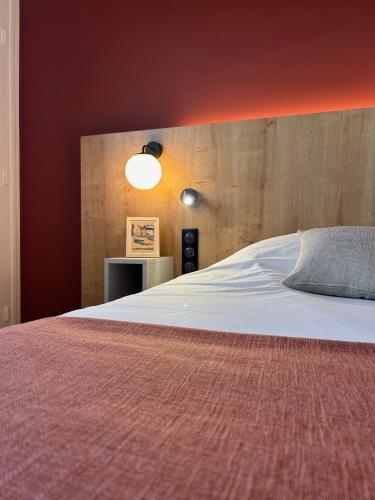 Cama o camas de una habitación en Le Sterenn