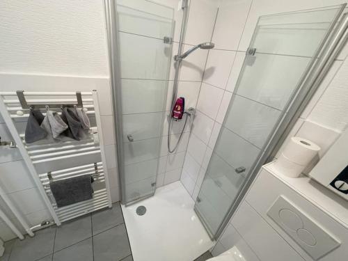 Koupelna v ubytování Gemütliches Apartment in Duisburg