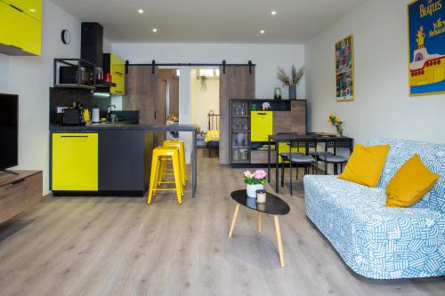 Apartmán Yellow Submarine se slunnou terasou
