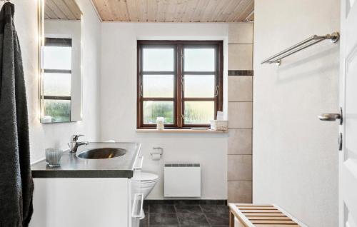 Η κουζίνα ή μικρή κουζίνα στο Gorgeous Home In Ejstrupholm With Wifi