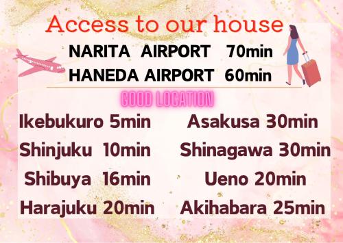 Tokyo House3 small room!Best location in JUJO 2minutes walk to JR Jujo station