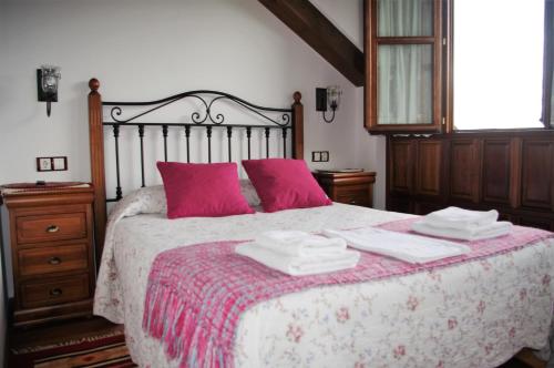 Katil atau katil-katil dalam bilik di Balcón Picos de Europa