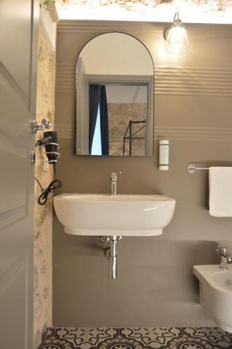 Koupelna v ubytování B&B Casa Anaceta