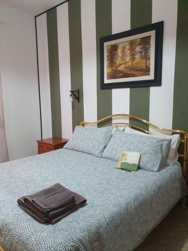 Postel nebo postele na pokoji v ubytování Casa Diana Ostia