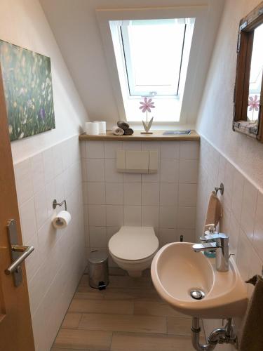 Koupelna v ubytování Ferienwohnung Immenberg