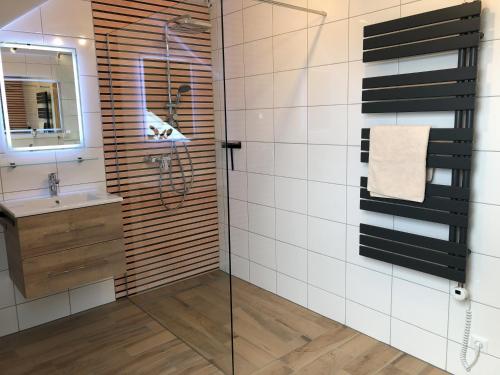 Koupelna v ubytování Ferienwohnung Immenberg
