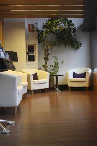 Un lugar para sentarse en Hotel Abbot