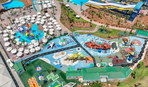 an aerial view of a water park at a resort at Waves Aqua Resort in Kenitra