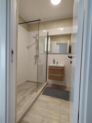 Koupelna v ubytování Apartament Cluj cu Terasa 10 minute Vivo Mall