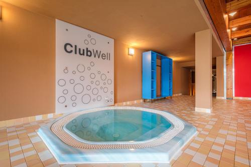 a hot tub in the middle of a room at Park Holiday Congress & Wellness Hotel in Prague