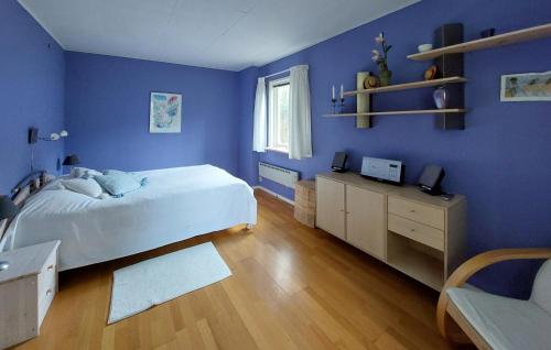 Cama o camas de una habitación en 4 Bedroom Nice Home In Örkeljunga