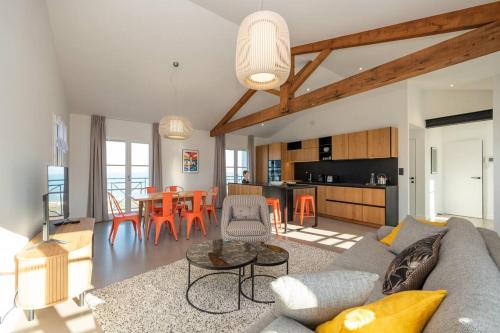 Η κουζίνα ή μικρή κουζίνα στο Appartement neuf vue mer au coeur de la