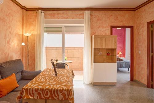 Istumisnurk majutusasutuses Apartamento La Molina