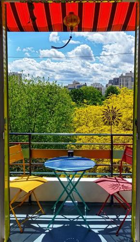 Canopée, paisible, chaleureux, lumineux, balcon